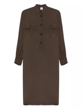 ASPESI креповое платье миди, зеленый