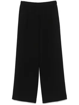 ASPESI креповые брюки с эластичным поясом, черный