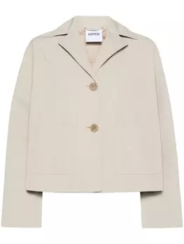 ASPESI куртка с приспущенными плечами, нейтральный цвет