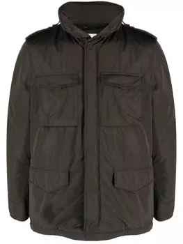 ASPESI куртка с воротником-воронкой, зеленый