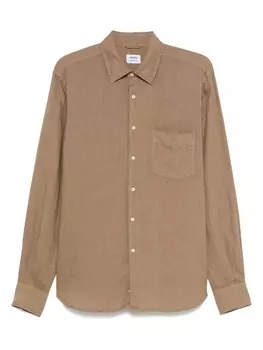ASPESI льняная рубашка, коричневый