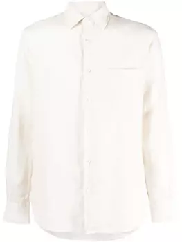 ASPESI льняная рубашка с длинными рукавами, нейтральный