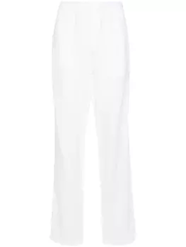 ASPESI льняные брюки прямого кроя, белый