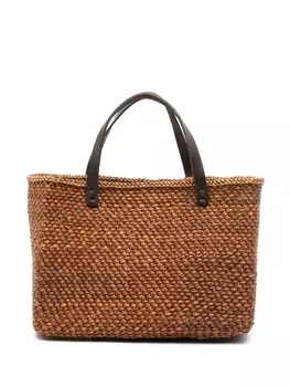 ASPESI маленькая сумка-тоут из коллаборации с Mifuko, коричневый