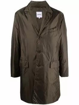 ASPESI однобортное пальто, зеленый