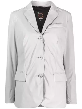 ASPESI однобортный блейзер на пуговицах, серый