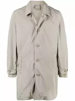 ASPESI однобортный плащ, нейтральный цвет