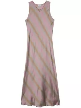 ASPESI платье макси в полоску, розовый