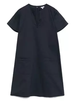 ASPESI платье миди с жаккардовым узором, синий