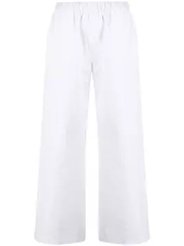 ASPESI поплиновые брюки прямого кроя, белый