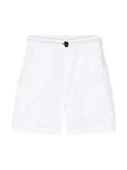 Aspesi поплиновые шорты карго с логотипом, белый