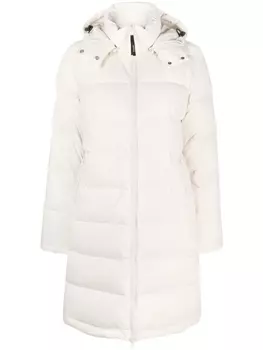 ASPESI пуховик с капюшоном, белый