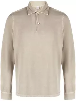 ASPESI рубашка поло с длинными рукавами, серый