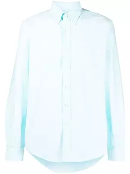 ASPESI рубашка с длинными рукавами и нагрудным карманом, синий