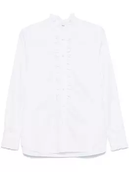 ASPESI рубашка с оборками, белый