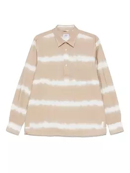 ASPESI рубашка с принтом тай-дай, нейтральный