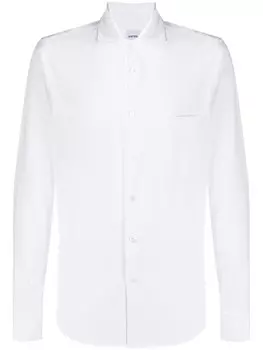 ASPESI рубашка со срезанным воротником, белый