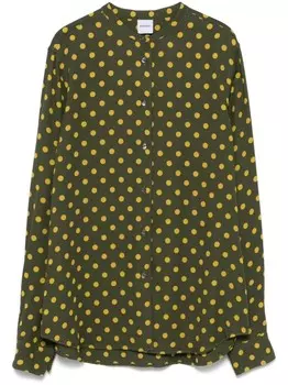 ASPESI рубашка в горох, зеленый