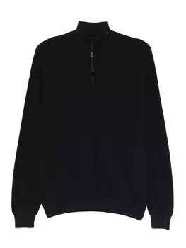 ASPESI свитер с воротником-стойкой, синий