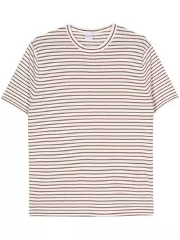 ASPESI трикотажная футболка в полоску, белый