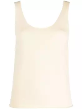 ASPESI трикотажный топ с U-образным вырезом, нейтральный цвет