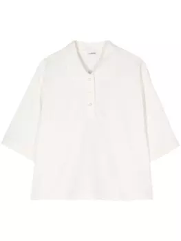 ASPESI укороченная рубашка поло, белый