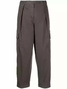 ASPESI укороченные брюки карго, серый