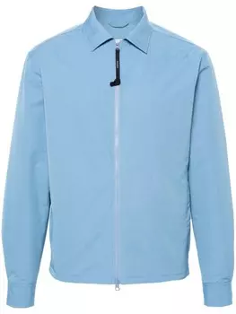 ASPESI утепленная куртка-рубашка, синий