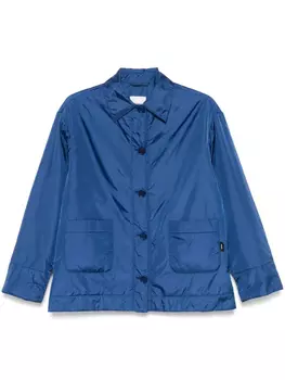 ASPESI утепленная куртка-рубашка, синий