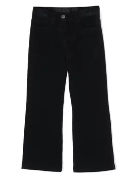 Aspesi вельветовые брюки прямого кроя, синий