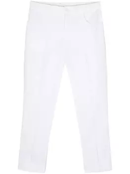 ASPESI зауженные брюки со складками, белый