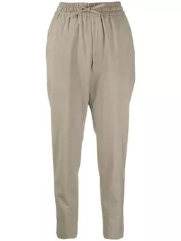 ASPESI зауженные спортивные брюки из шерсти, нейтральный цвет