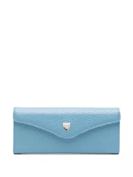 Aspinal Of London кожаный футляр для солнцезащитных очков, синий