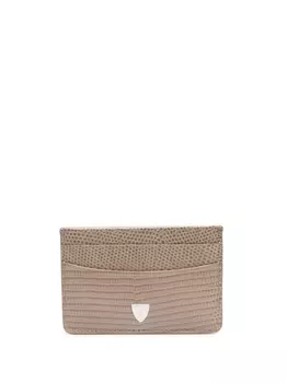 Aspinal Of London кожаный картхолдер, нейтральный цвет