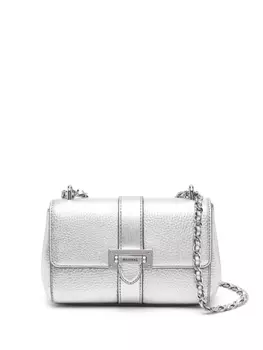 Aspinal Of London ламинированная мини-сумка Lottie, серебристый