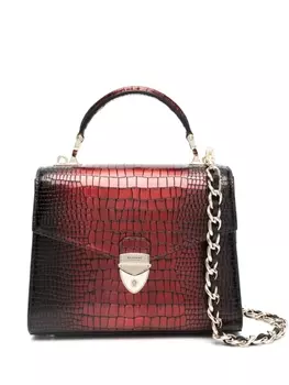 Aspinal Of London Mayfair leather tote bag, черный