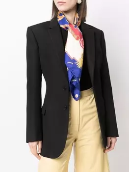 Aspinal Of London платок с узором, синий