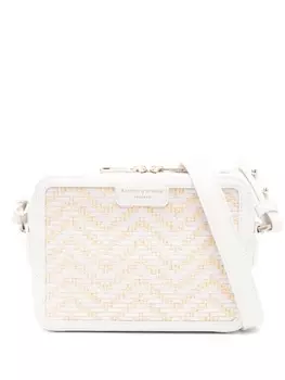 Aspinal Of London сумка через плечо из рафии, белый