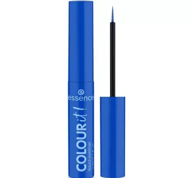 эссенция РАСКРАСЬ! Жидкая подводка для глаз, оттенок 01 Royal Blue 3 мл Essence