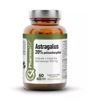 Astragalus (астрагал) 20% полисахариды, 60 капсул, Pharmovit