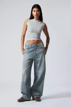 Astro свободные мешковатые джинсы Weekday, синий