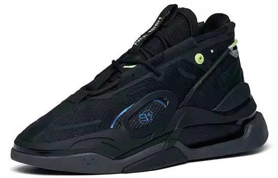 AT91 Скейтбординг Кроссовки Мужские Средний Верх Черный Anta