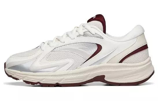 AT952 Кроссовки для женщин с низким верхом Muddust / Ivory / Burgundy Purple Anta