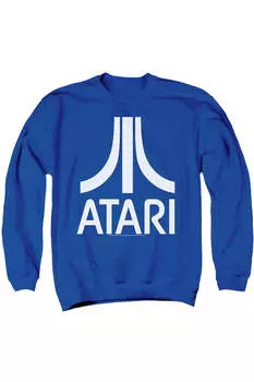 Atari Atari Logo Толстовка для взрослых с круглым вырезом Gildan, синий
