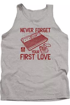 Atari First Love мужская майка Gildan, цвет athletic heather