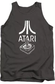Atari Joystick Logo мужская майка Gildan, цвет charcoal