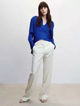 Атлантида Блузка Mango, синий