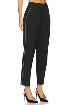 Атлас крыс брюки Allsaints, черный