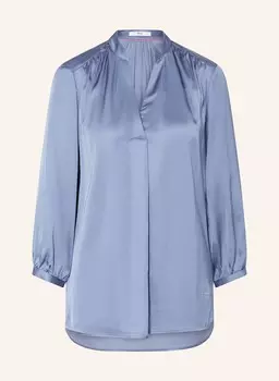 Атласная блуза Виан с рукавами 3/4 Brax, синий