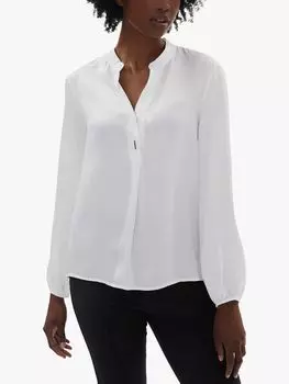 Атласная блузка James Lakeland, крем